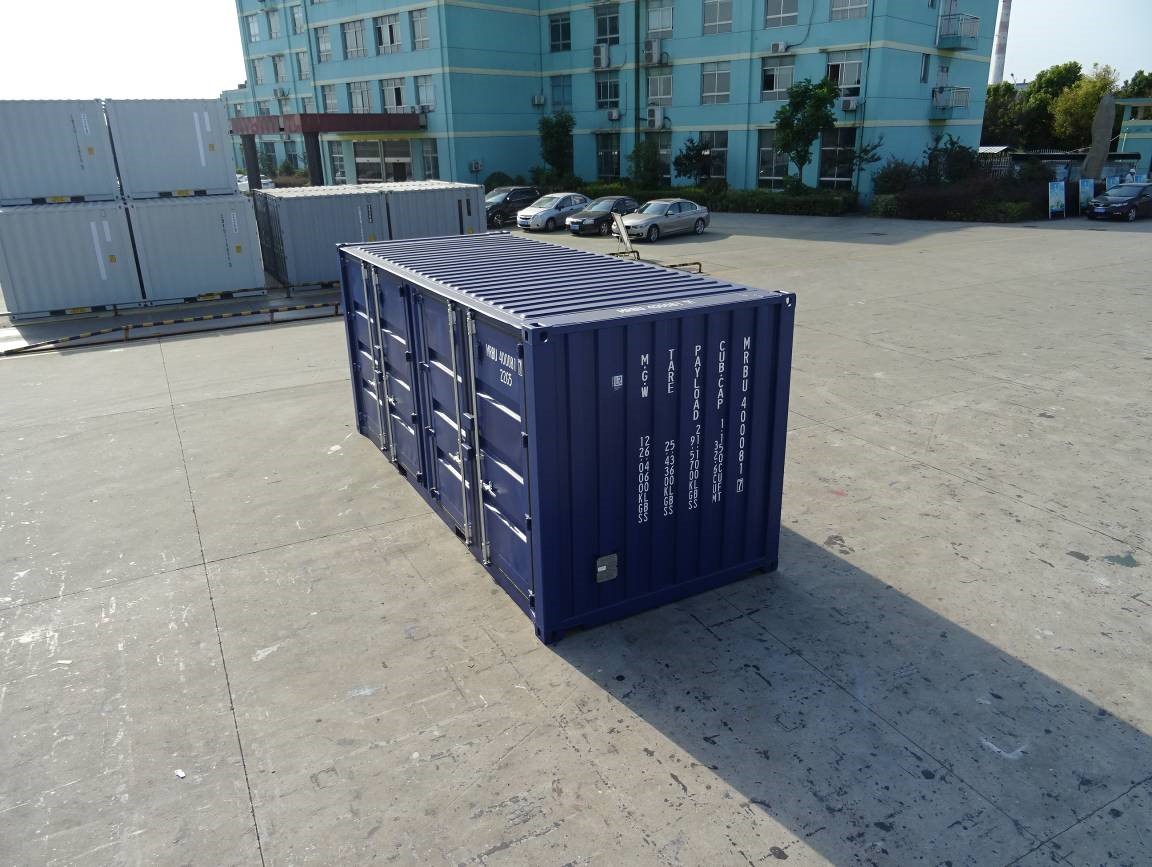 Side opening shipping containers in Manchester