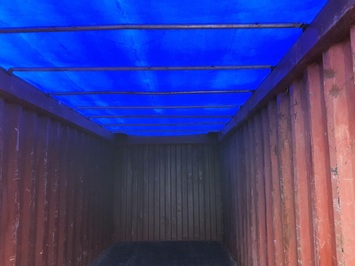 inside 20ft Open Top Container