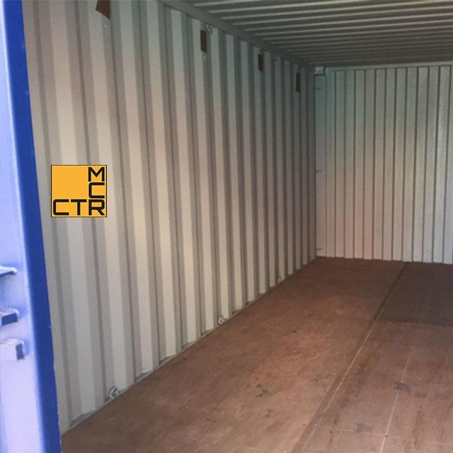inside a container heading to bolton