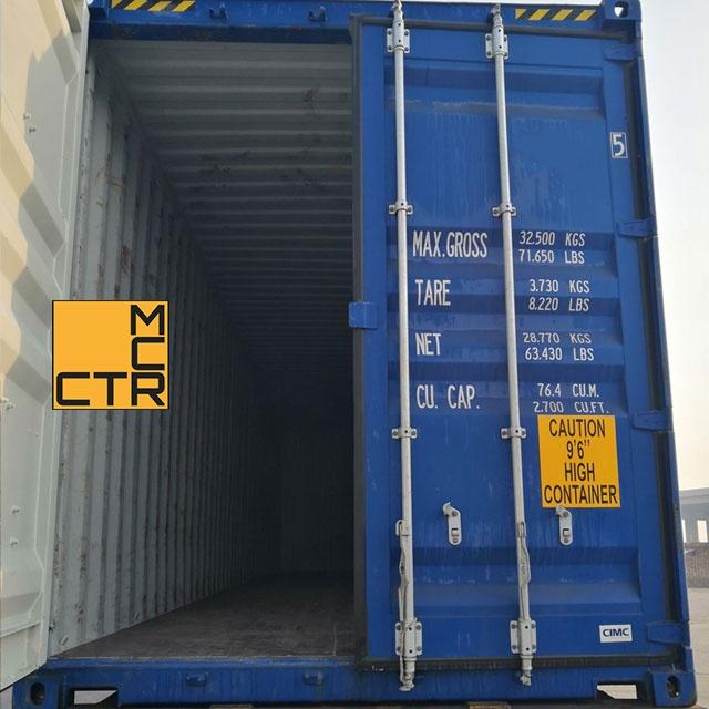 inside a container destined for oldham